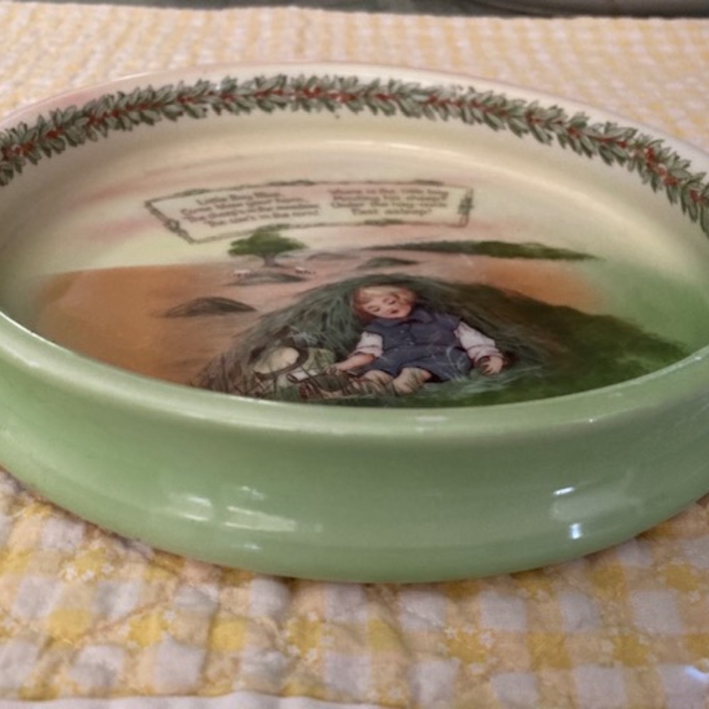 Vintage "Little Boy Blue" Baby Dish - Picture 4 of 6